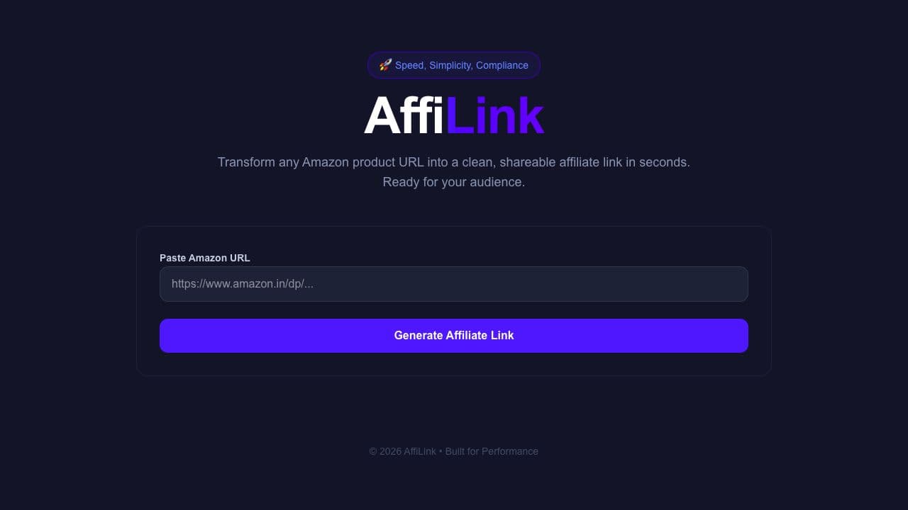 AffiLink preview